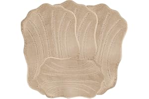 emmahome ROMANY MOBILE GYPSY 4PCS WASHABLE MAT/RUG SET, CARAVAN SIZES 67X120CM, 11mm THICKNESS, Tourier Mussel (Beige)