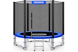 Monzana® Trampolino Ø 183-427cm Set Completo Tappeto Elastico Rete Sicurezza Trampolino Elastico