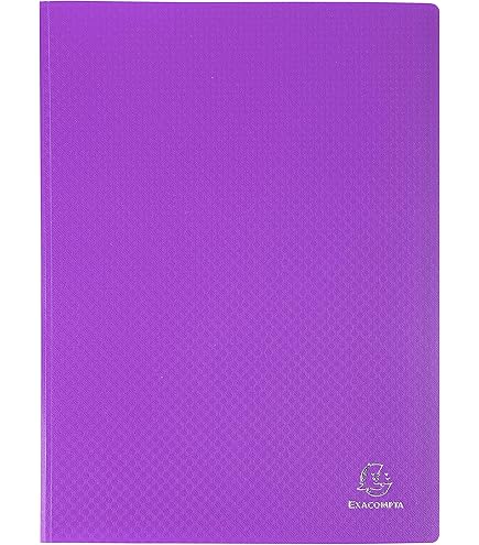 COMFORT DL Stockbook DIN A4, 64 Black Pages, Padded Cover Crocodile-look, Metal Corners, Blue