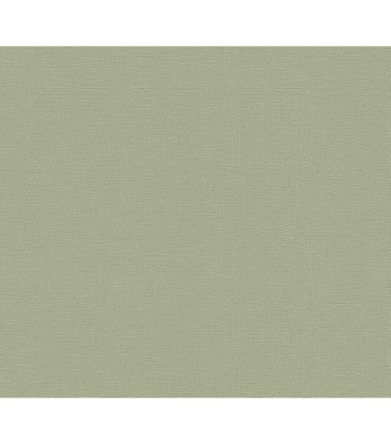 Livingwalls Papier Peint Uni Vert - 53 Cm X 10,05 M - AS-387129