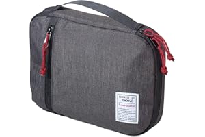 Troika Borsa per accessori elettronici, con cerniera e maniglia per il trasporto, Business Tech Pouch