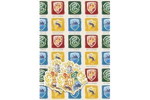 DANILO PROMOTIONS LTD Harry Potter - Papel de regalo de 2 hojas y 2 etiquetas