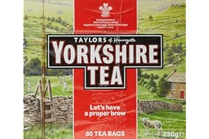 TAYLORS OF HARROGATE YORKSHIRE thé noir 80 Sachets - 1 unité