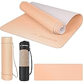 EliteAthlete Yogamatte - Sportmatte - Fitnessmatte - Gymnastikmatte gepolstert & rutschfest für Fitness, Pilates - Yoga Matte
