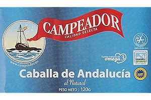 Campeador, Filetti di sgombro igp al naturale bio, 120g