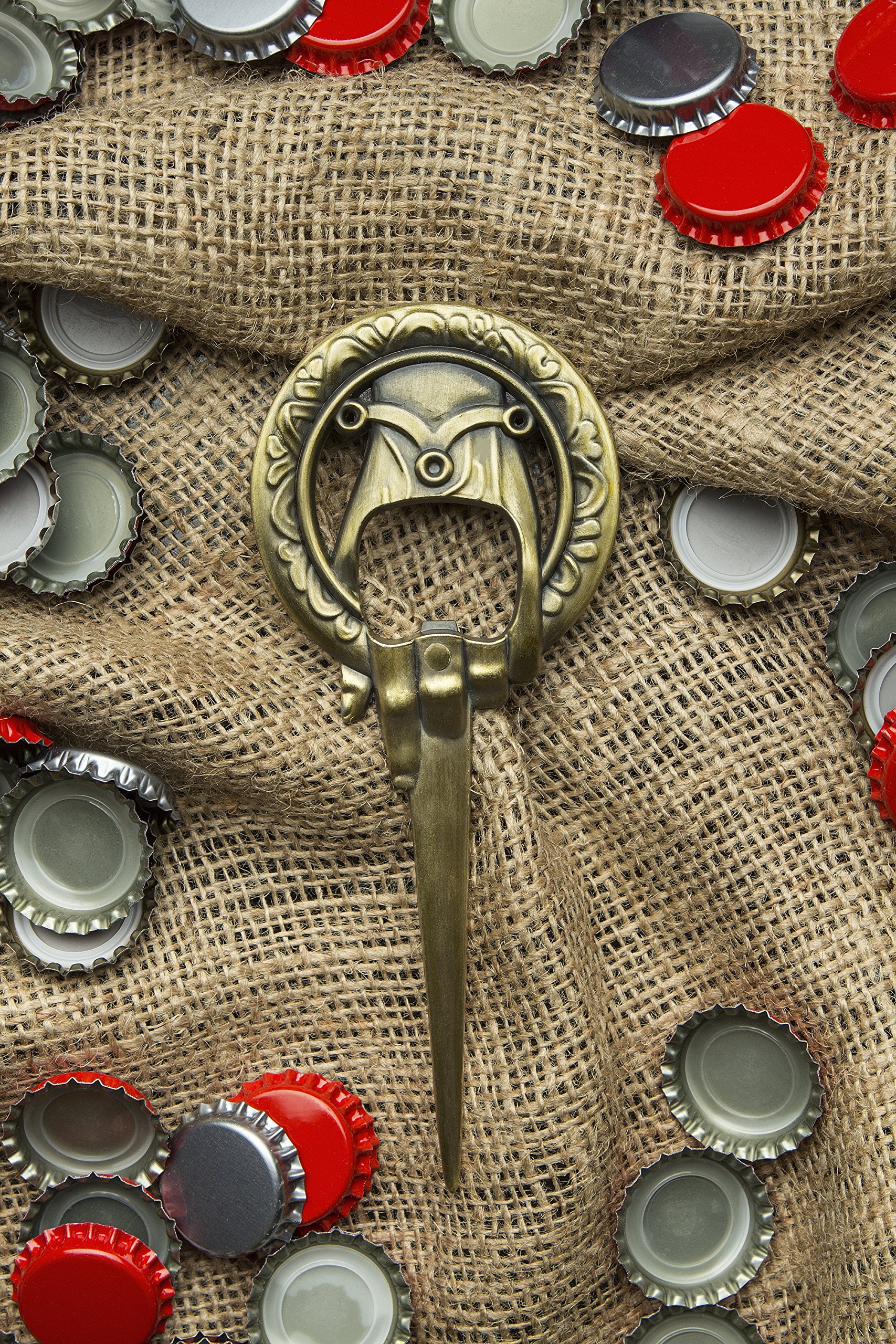 Hand-des-Knigs-Flaschenffner-Fanartikel-Geschenk-mit-Magnet-3in1-Bierffner-Briefffner-Khlschrankmagnet-Game-of-Thrones-Inspirierter-Bier-Bottle-Opener-In-Roter-Weihnachts-Geschenkbox