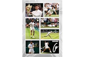 RJR Prints Carlos Alcaraz Wimbledon Tennis Champion 2023, signiert, A4 Montage, Fotodruck, vorgedruckte Signatur, Autogramm, Geschenk