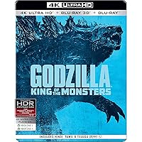 Godzilla: King of the Monsters (Steelbook) (4K UHD + Blu-ray 3D + Blu-ray) (3-Disc)