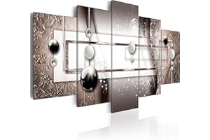 CUADROS B&D XXL murando Cuadro en Lienzo Abstracto 5 piezas Impresión en Material Tejido no Tejido Impresión Artística Imagen Gráfica Decoracion de Pared