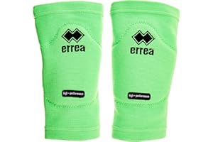 Erreà Tokyo - Coppia di ginocchiere in edizione limitata Tokio Performance Knee Pads, set di accessori, ginocchiere, pallavolo, unisex, colore verde fluo, adulto, taglia S