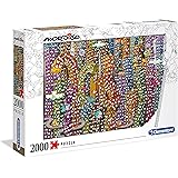 Clementoni 32565 Mordillo "Der Dschungel" – Puzzle 2000 Teile, buntes Legespiel für die ganze Familie, Erwachsenenpuzzle ab 1