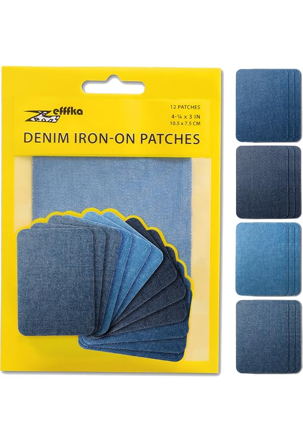 24 Patchs Strass Étoiles Thermo-collants Pour Jeans, Vêtements, Sacs – DIY Couture Et Repassage