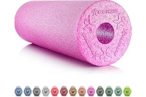 BODYMATE foam roller STANDARD medium-hard smooth 45 x 15 cm with free E-BOOK - many colours