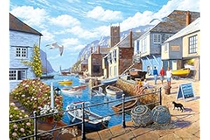 Ravensburger Tranquil Harbour 500 Piece Jigsaw Puzzle for Adults and Kids Age 10 Years Up