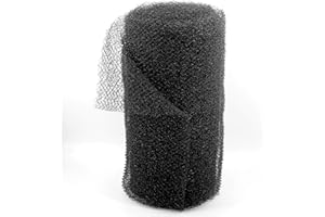 Aquagart Böschungsmatte I Krallmatte Stärke 20mm I Ufermatte Wirrgewebe stabil & robust I Halt und Schutz für Pﬂanzen I Schwarz I Uv Stabil witterungsbeständig (8)