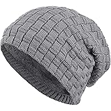 Varmfodrad mössa med Teddy Fleece-foder Vintermössa med flätat mönster En storlek för kvinnor och män Mössa (3A)