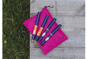 ‎FRIO FRIO VIVA GROß | Diabetiker Insulin Tasche 19 x 14 cm | für bis zu 4 Insulin Pens | Kühlt mit kaltem Wasser I Keine Kühlakkus notwendig (Rosa)