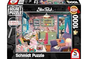 Schmidt Spiele 59653 Secret puzzles, grandmother's room, 1000 piece puzzles