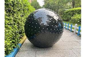 PENEPICO Grande sfera di massaggio sensoriale per i bambini, palline di yoga gonfiabili 85cm, grande palla gonfiabile, palla da esercizio con punte tattili, palle da gioco all'aperto