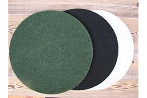 F.W. Superpads Weiss, 16 Zoll = 406 mm, Maschinenpads, Packung mit 5 Stück