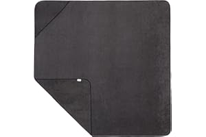 ‎SOWEL Sowel® Kapuzenhandtuch, 100% Bio-Baumwolle, Badetuch mit Kapuze für Erwachsene, Kinder und Babys, Anthrazit/Schwarz