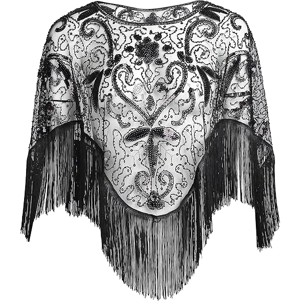 Gionforsy Damesjurk in jaren 20-stijl met pailletten, korte mouwen, jaren 20 -flapperkostuum, jurk voor Great Gatsby-themafeest, Halloween, carnaval, donkergroen, XL