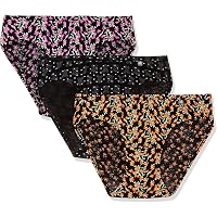 Jockey Women's Bikini (Pack of 3) (1410_Dark Prints_M)(color may vary)
