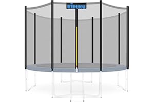 KIDUKU Filet de Remplacement pour Trampolines Filet de sécurité pour Trampolines Ø 244 305 366 427 cm