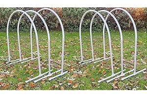 Wuzzmann Set of 6 NADAC Hoopers Bows with Stand, PVC/Aluminium, VDH Compliant