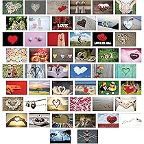 WeddingTree 52 Cartoline Vintage Per Matrimonio - Set Di Cartoline In