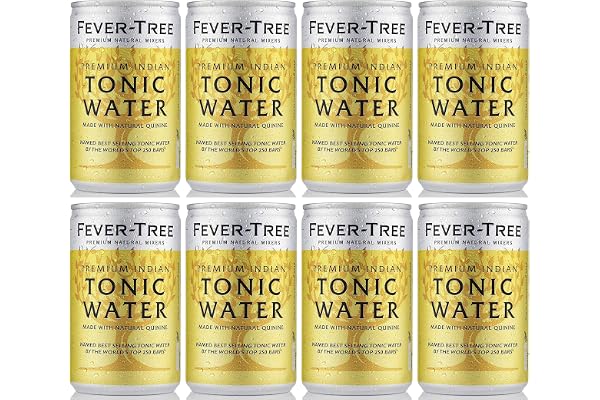 Feverträd premium indisk toniskt vatten 150 ml – paket med 8 burkar