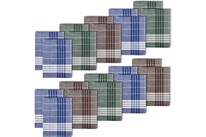 millionen-olly 20 Herren Taschentücher Stofftaschentücher Arabias 100% Baumwolle