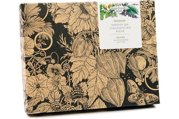 Cuisine de Thaïlande - kit cadeau de graines avec 4 herbes traditionnelles