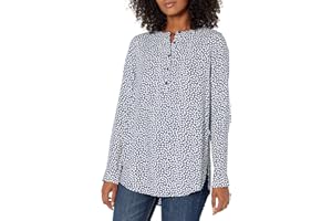 Amazon Essentials Camicetta in Tessuto a Maniche Lunghe Donna