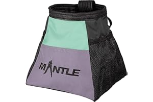 ‎MANTLE CLIMBING EQUIPMENT MANTLE climbing equipment Boulderbag als Set mit Chalkball, Tape, Handcreme & Boulderbrush oder Einzel [Einzel oder Set]