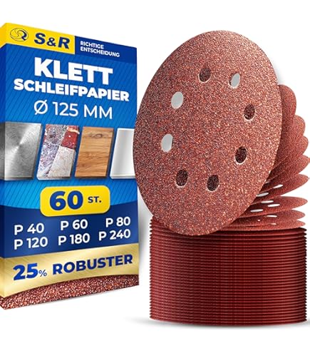 LUX Schleifvlies-Set Für Exzenterschleifer 125 Mm