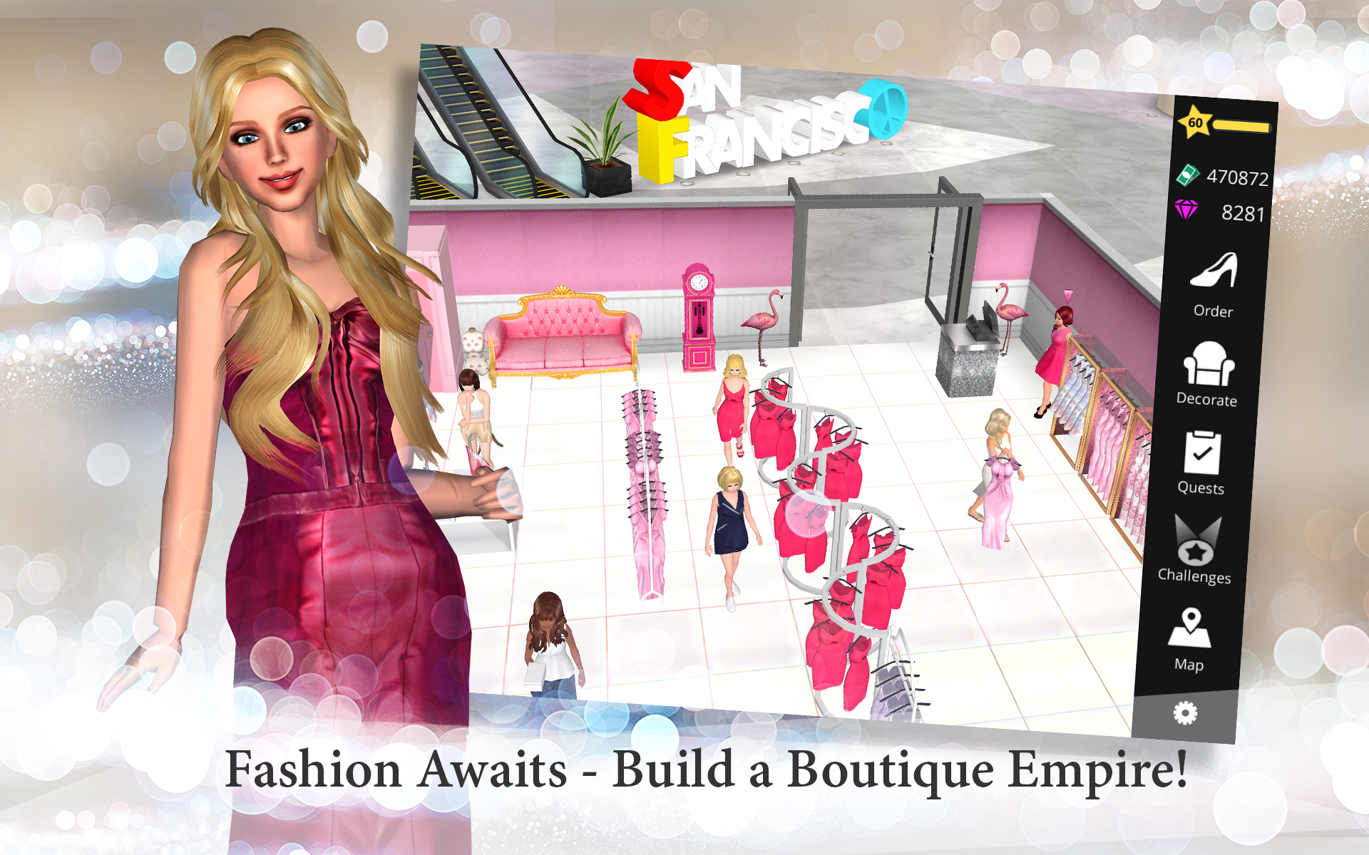 Fashion Empire Dressup & Design Boutique Sim Amazon.de Apps für Android