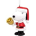 Hallmark Peanuts Snoopy Bell Ringer Christmas Ornament