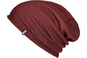 Enter the Complex® Leichte Merino Mütze, Einlagig Gestrickte Slouch Beanie, 100% Merino Wolle, Damen und Herren, Weitere Farben