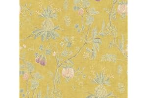 Livingwalls Vliestapete Paradise Garden Tapete in Dschungel Optik 10,05 m x 0,53 m gelb grün Made in Germany 367194 36719-4