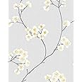 Superfresco Easy Radiance Paste The Wall Blossom Grey/Ochre Wallpaper