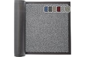 GULLAMBO Door Mat Indoor Washable Doormats inside Large Small Ultra thin Floor Kitchen office Mat – Non-Slip door matts, Dirt Trapper Absorbent Front entrance mats