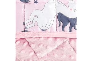 Sleepymoon Gewichtete Lap Pad für Angst und Entspannung (Pink, 46 * 54cm-1.4kg)