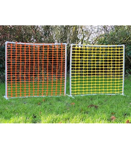 NADAC Hoopers Bögen Set – 2 Stück, PVC/ALU, 85 Cm Breit, 103 Cm Hoch, Mit Erdnägeln Für Hundesport