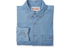 All Terrain Gear by Wrangler Men's Denim Shirt Shirt