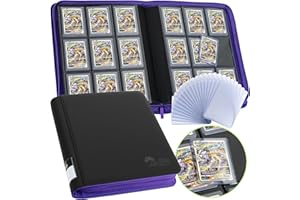 FunGuys Toploader Binder, Trading Card Binder Storage, 252 9 Pocket Top Loader Binder, Card Collection Binder, Yugioh Cards Binder, MTG Card Binder, TCG Binder, Card Folders for Trading Cards