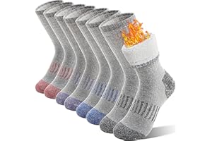 SANDSUCED Enfants garçons filles mérinos chaussettes randonnée chaussettes LAINE CHAUSSETTES chaudes chaussettes hiver chaussettes chaudes épaisses 4 paires