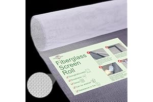 Loboo Idea Fiberglass Window Screen Mesh Replacement