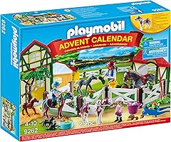 Playmobil Calendrier de l'Avent Centre équestre, 9262, Coloré