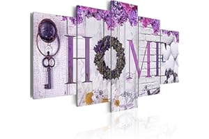 CUADROS B&D XXL murando Cuadro en Lienzo Impresión de 5 Piezas Material Tejido no Tejido Impresión Artística Imagen Gráfica Decoracion de Pared